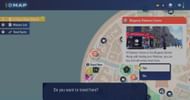 A Rogue Mega Mawile walkthrough: Fast travel to the Magenta District (Image via The Pokemon Company || Andruidus on YouTube)